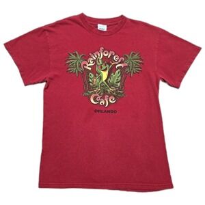 1999 Vintage Disney Resort Rainforest Cafe T-Shirt Mens‎ Medium